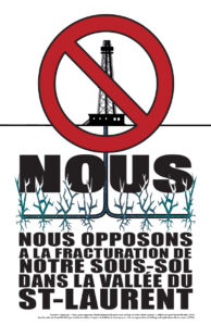 Nous nous opposons à la fracturation (2015)