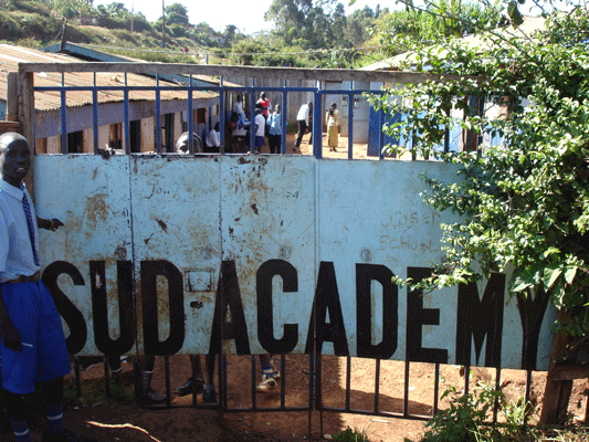 Sud Academy school for South Sudanese refugees in Nairobi, Kenye